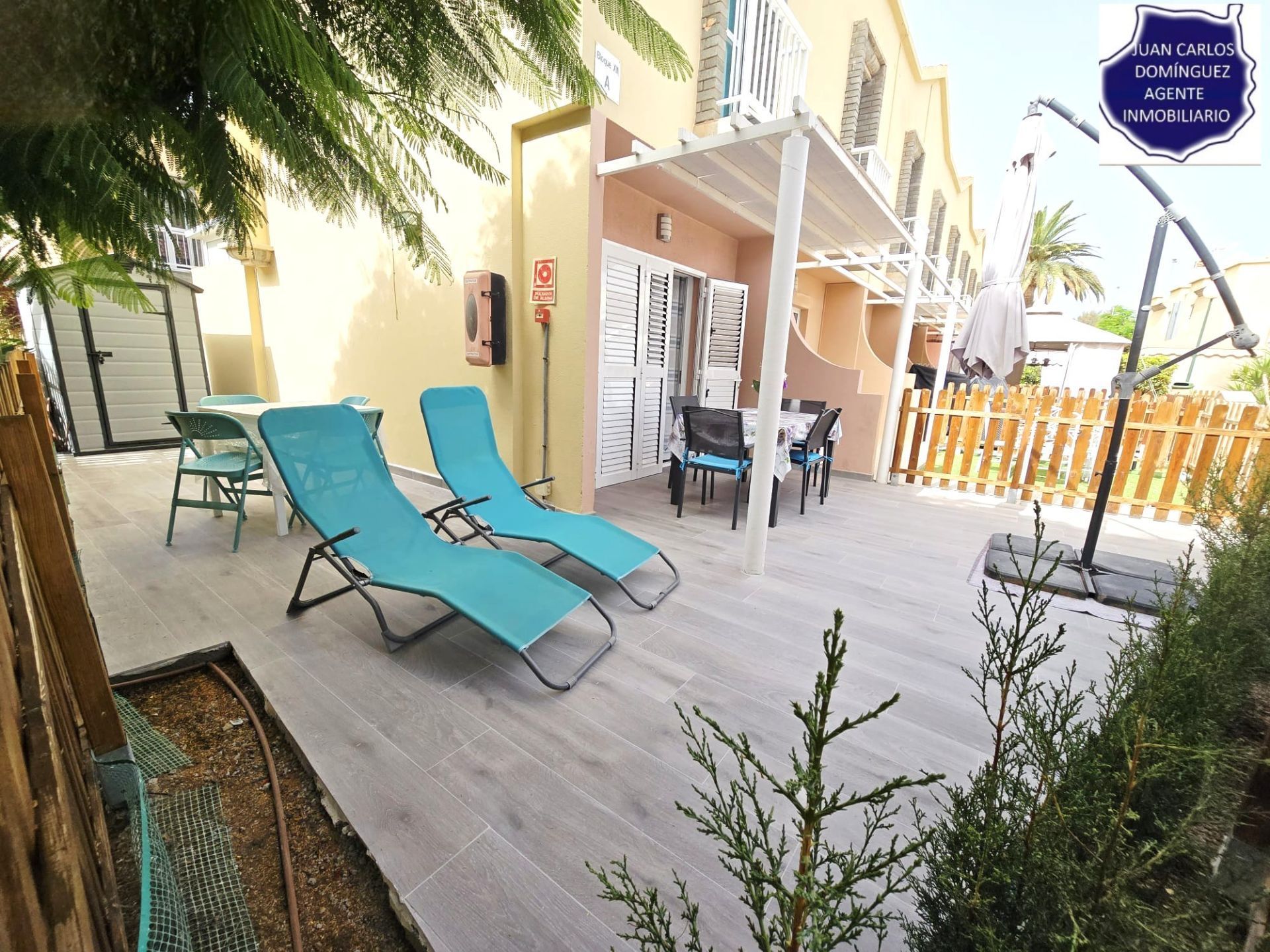Terraza de Casa o chalet de alquiler en San Bartolomé de Tirajana con Aire acondicionado, Terraza y Amueblado