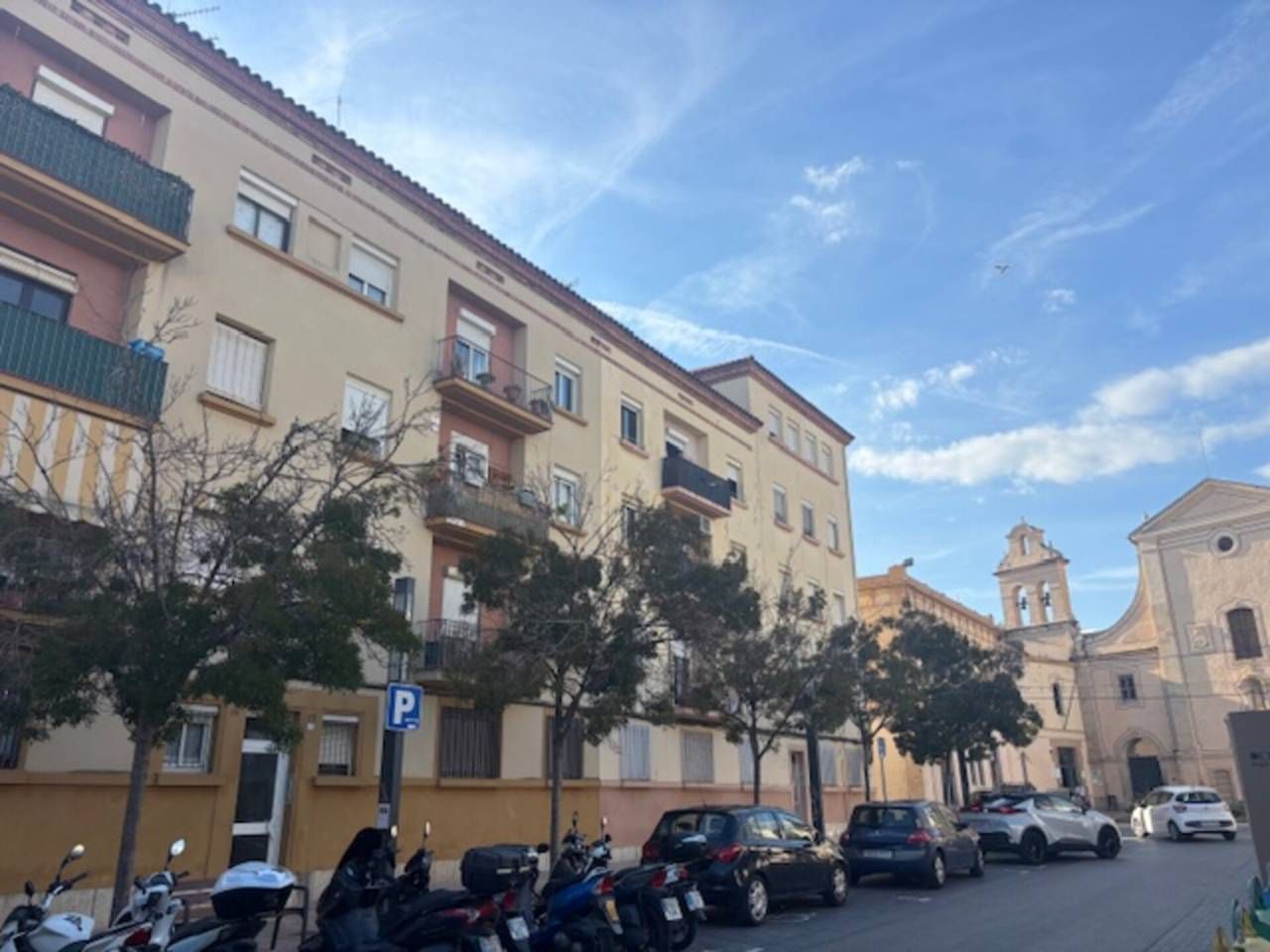 Vista exterior de Pis en venda en Vilanova i la Geltrú amb Calefacció, Traster i Balcó