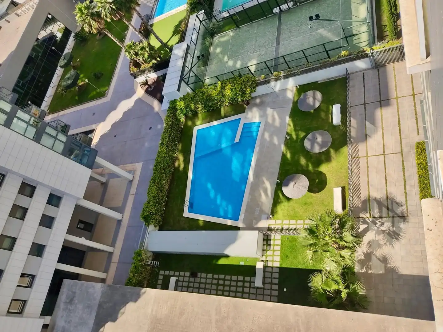Piscina de Piso de alquiler en Valencia con Aire acondicionado, Calefacción y Jardín privado