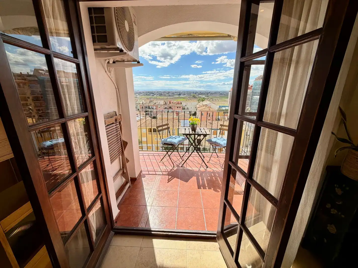 Balcony of Apartments for sale in Alboraya  with Air Conditioner and Storage room