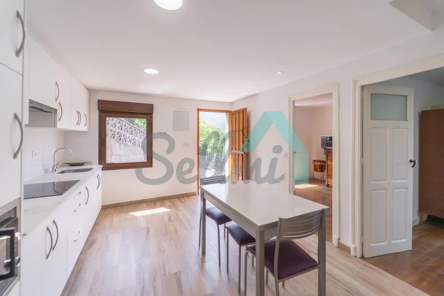 Cocina de Casa o chalet en venta en Laviana con Jardín privado, Parquet y Terraza