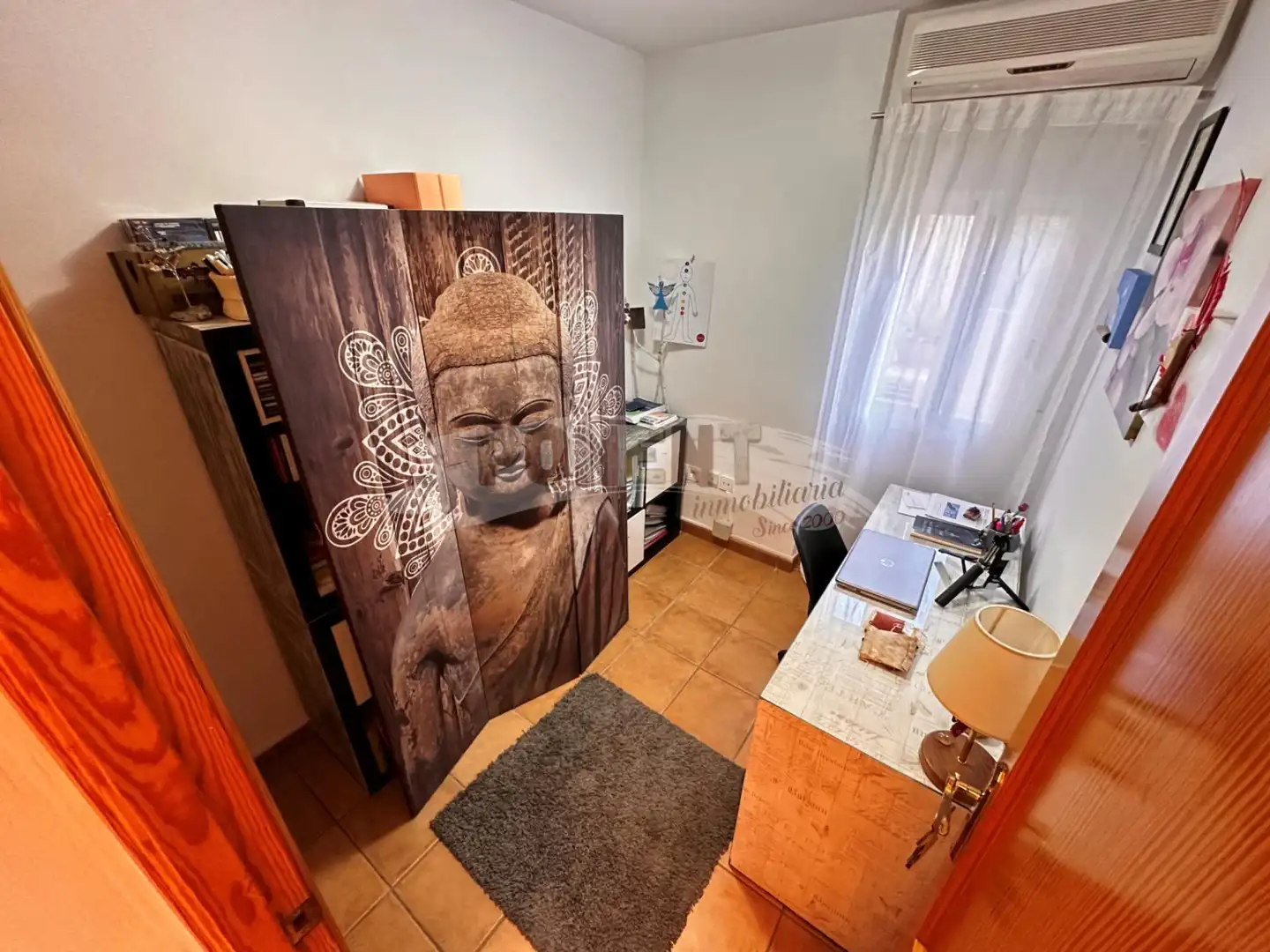 Schlafzimmer von Erdgeschoss zum Verkauf in Santa Eulària des Riu mit Klimaanlage, Terrasse und Abstellraum