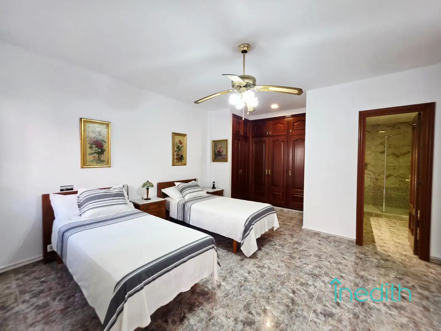 Schlafzimmer von Wohnung zum Verkauf in Cubelles mit Heizung, Privatgarten und Terrasse
