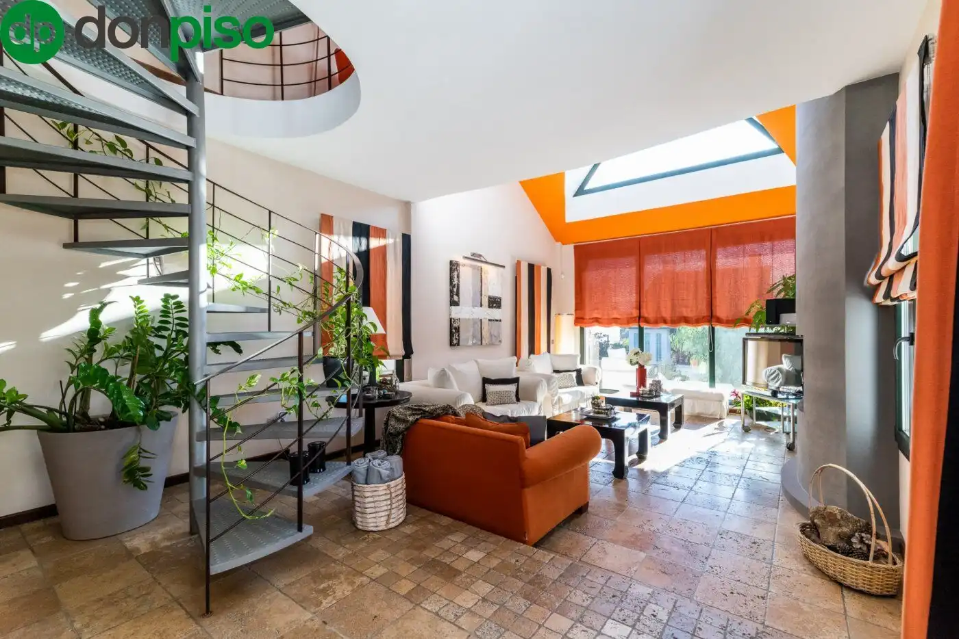 Sala de estar de Casa o chalet en venta en Albolote con Jardín privado, Terraza y Trastero