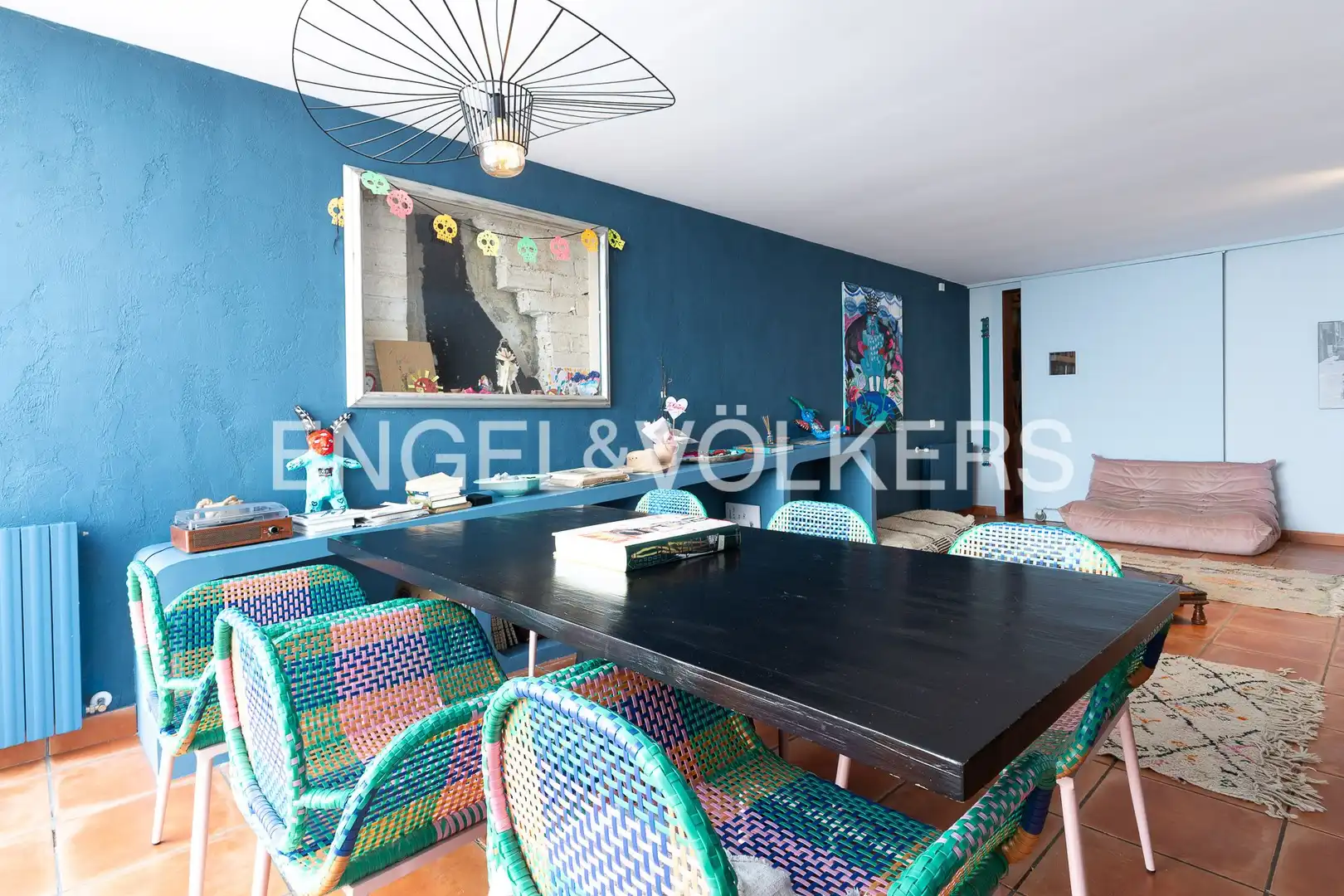 Comedor de Casa o chalet en venta en Badalona con Aire acondicionado, Calefacción y Jardín privado