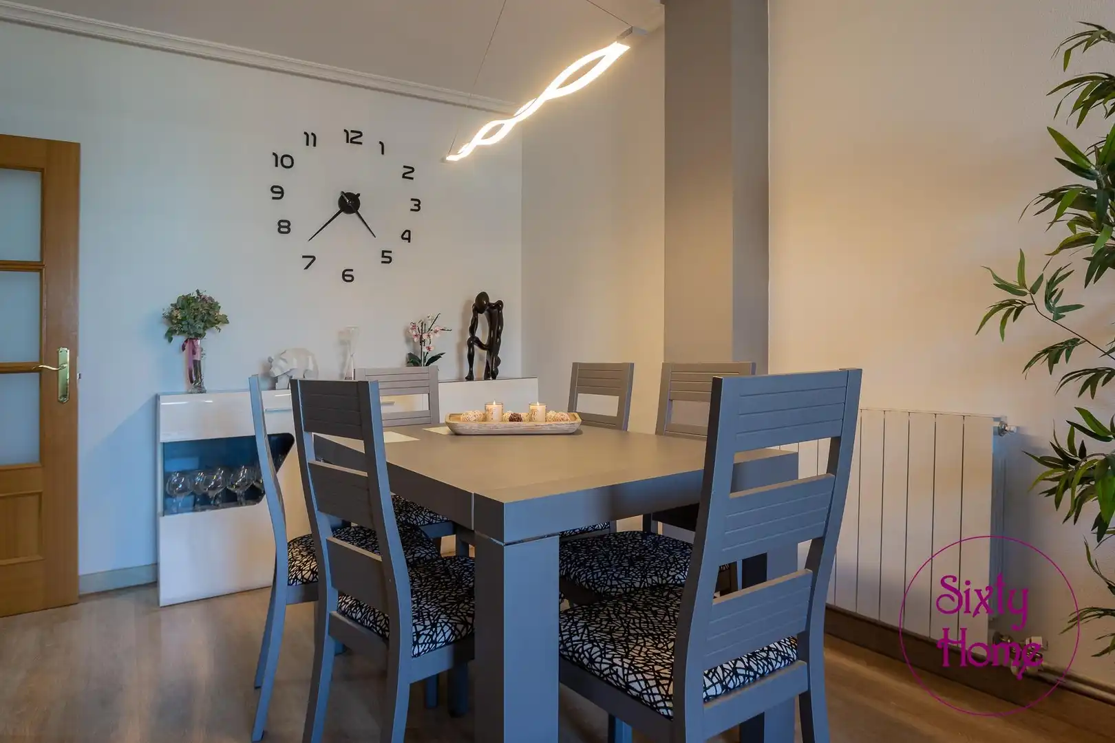 Dining room of Flat for sale in Zaragoza  with Air Conditioner, Heating and Terrace