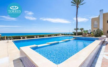 Swimming pool of Attic for sale in Estepona  with Air Conditioner, Terrace and Balcony