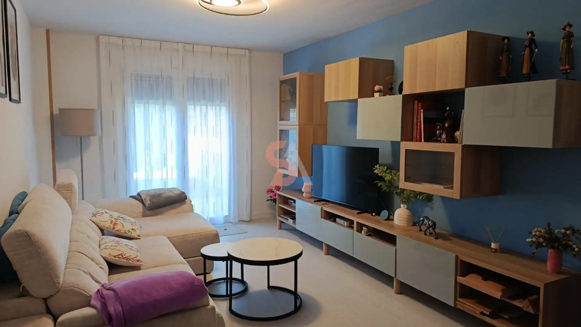 Sala de estar de Casa o chalet en venta en Cabezón de Pisuerga con Calefacción, Jardín privado y Terraza