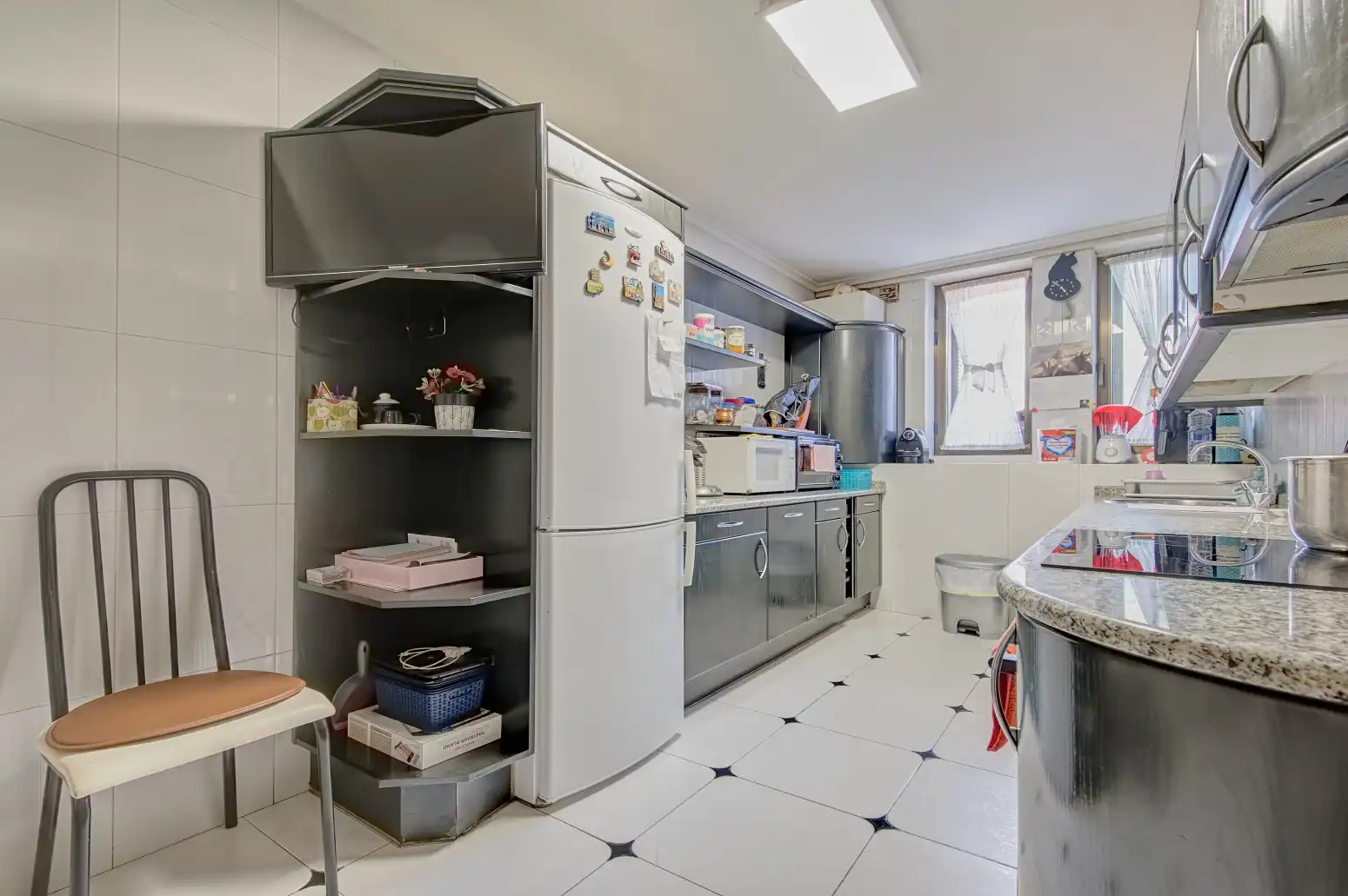 Kitchen of Flat for sale in Puente la Reina / Gares  with Heating, Parquet flooring and Terrace