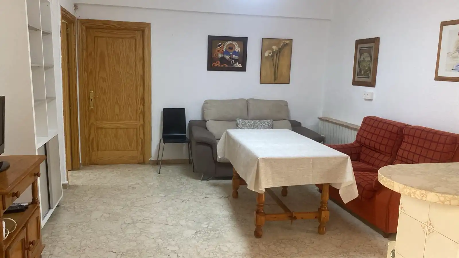 Wohnzimmer von Wohnung zur Miete in Granada mit Heizung, Möbliert und Waschmaschine