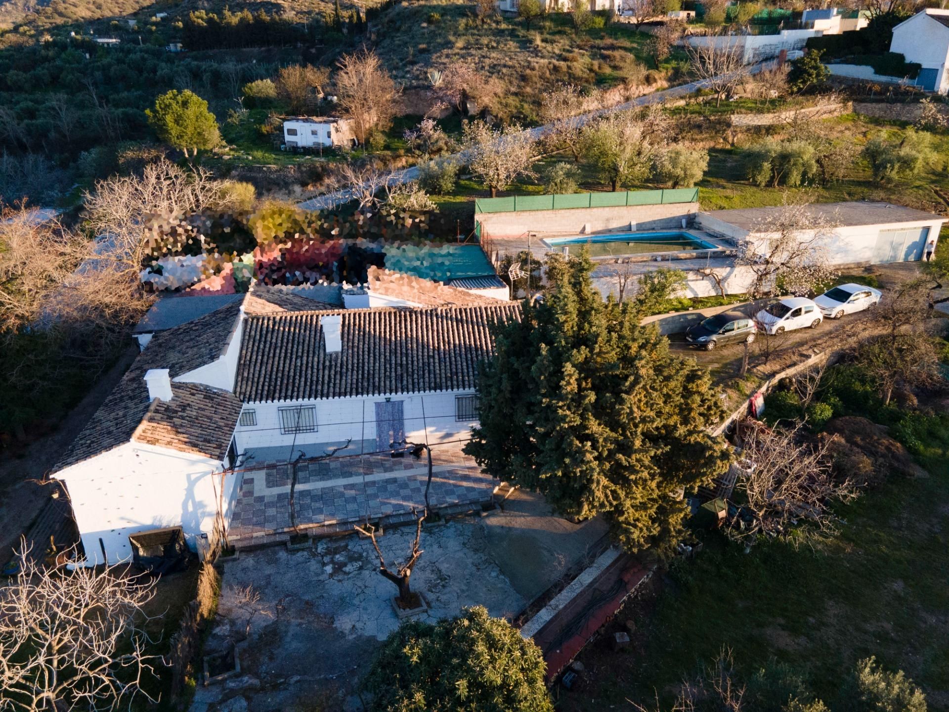 Vista exterior de Finca rústica en venda en Monachil amb Calefacció, Jardí privat i Piscina