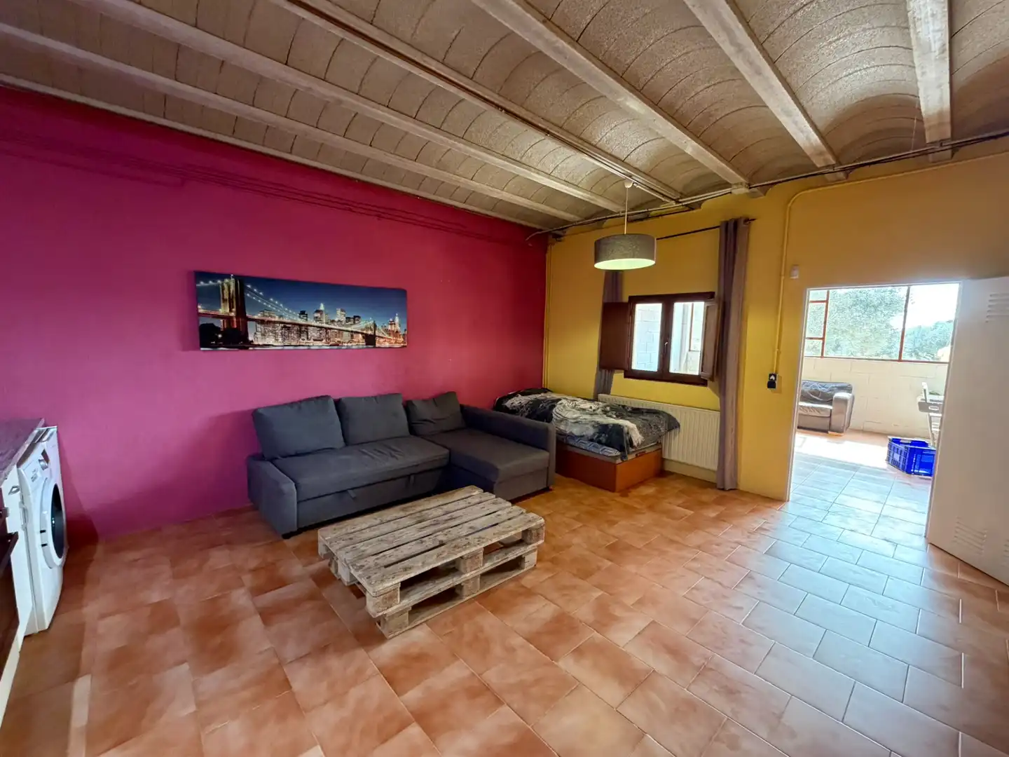 Sala de estar de Finca rústica en venta en Flix
