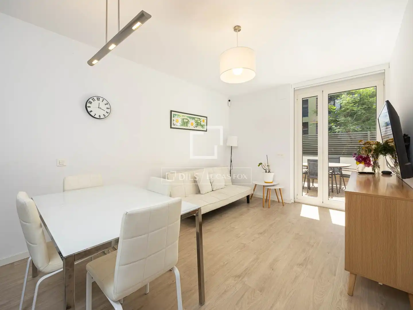 Vista exterior de Piso en venta en Barcelona con Aire acondicionado, Parquet y Terraza