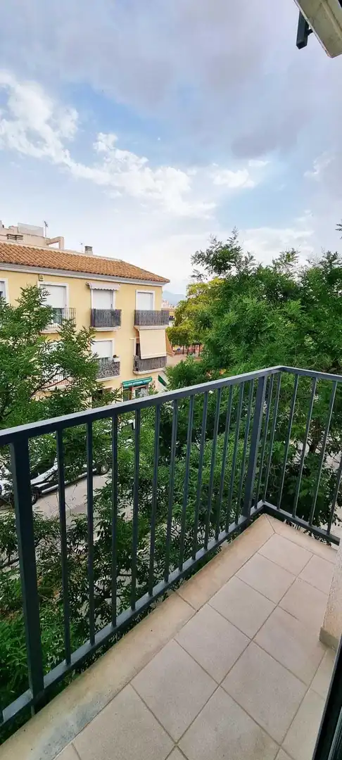 Exterior view of Flat for rent in Aspe  with Air Conditioner, Terrace and Furnished