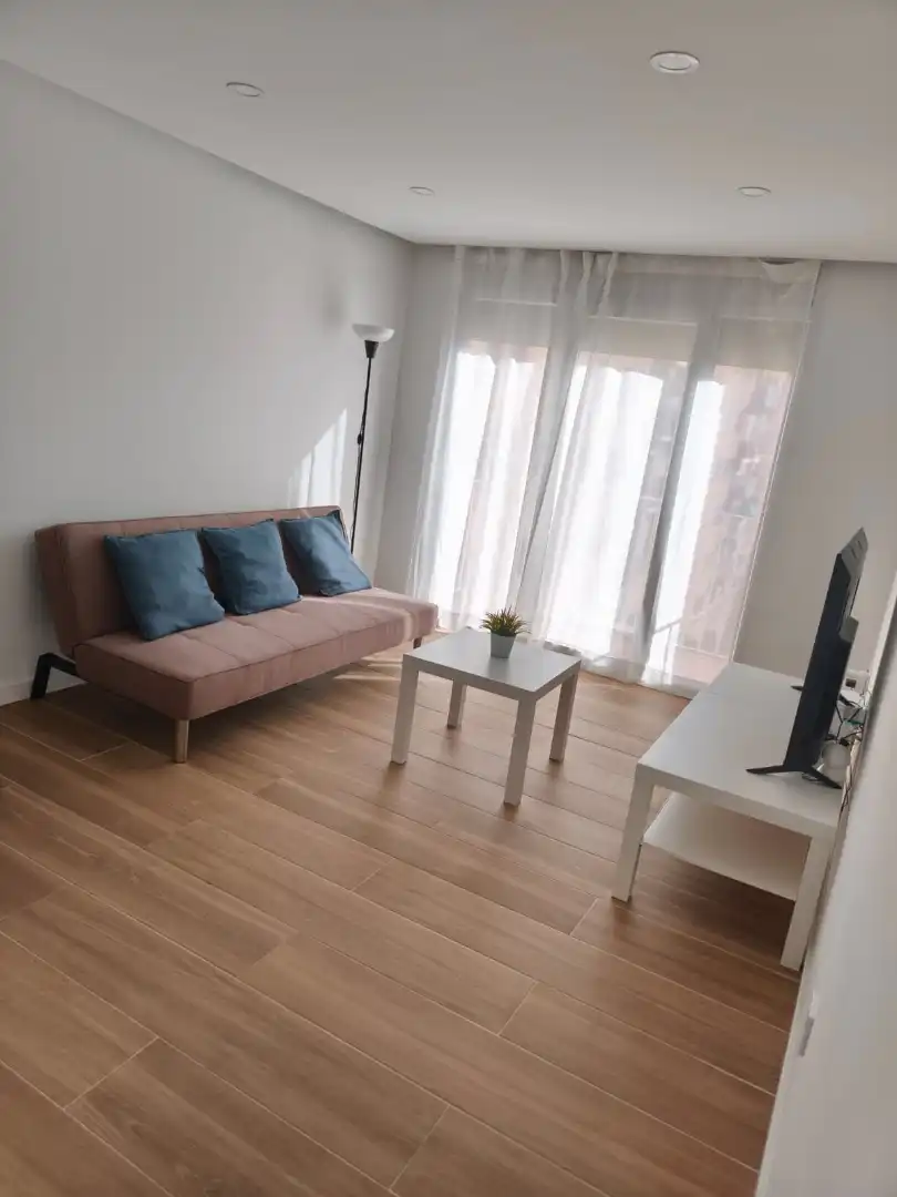 Living room of Attic for rent in Terrassa  with Furnished, Oven and Washing machine