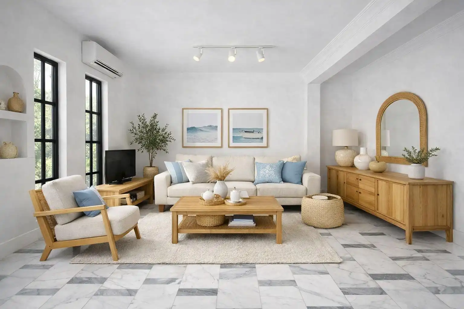 Sala de estar de Casa o chalet en venta en Almería con Terraza