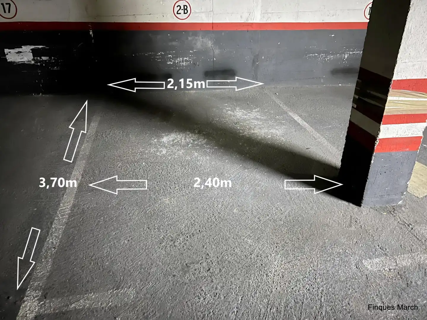 Einzelparkplatz zur Miete in Calle SANT MARIUS 15, imagen 4