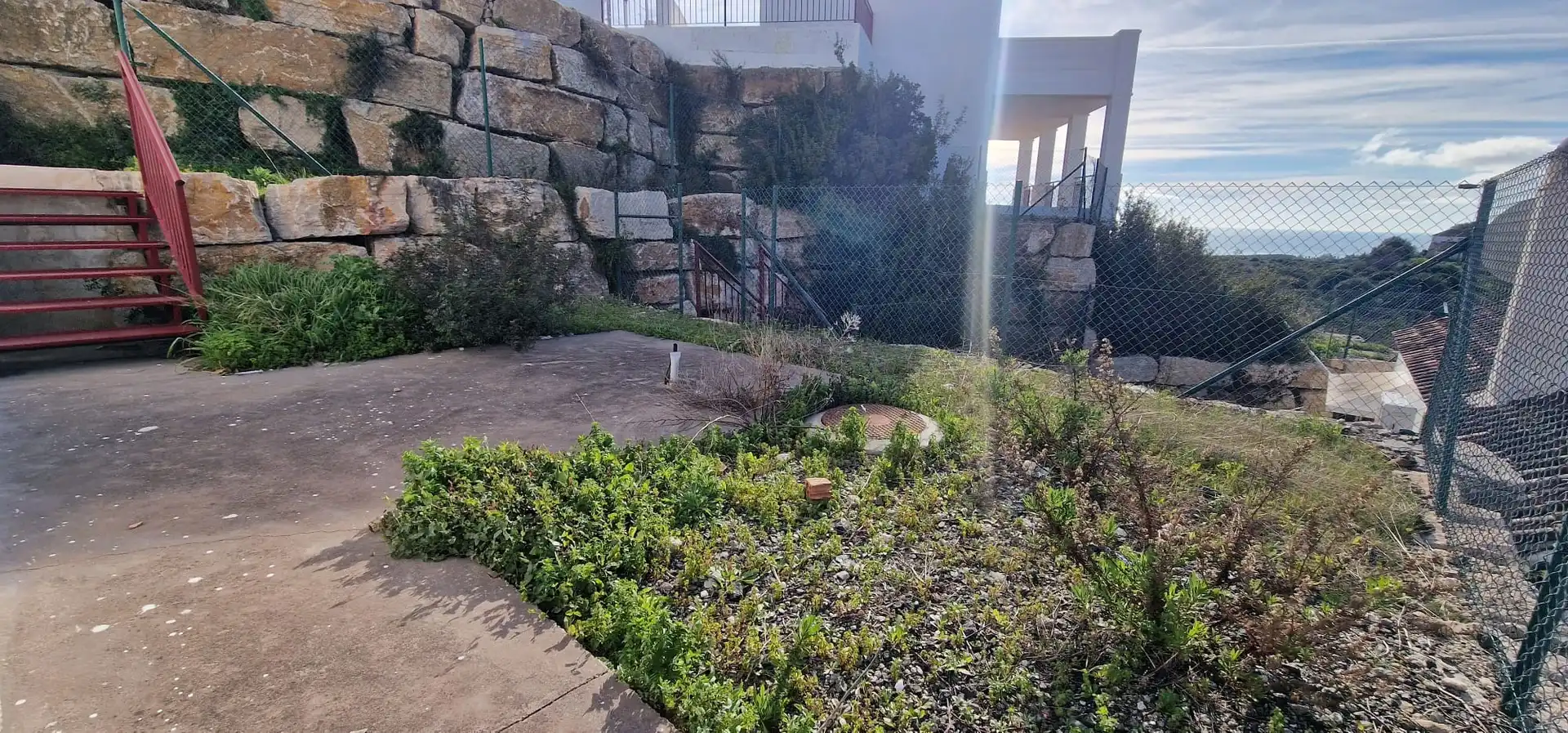 Terrasse von Einfamilien-Reihenhaus zum Verkauf in Cártama mit Privatgarten und Terrasse