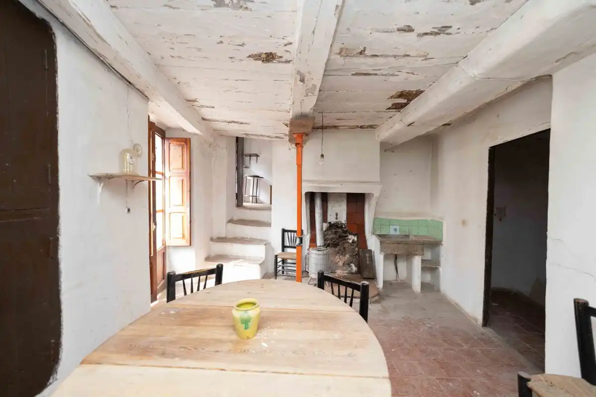 Cocina de Casa adosada en venta en Mora de Rubielos con Calefacción