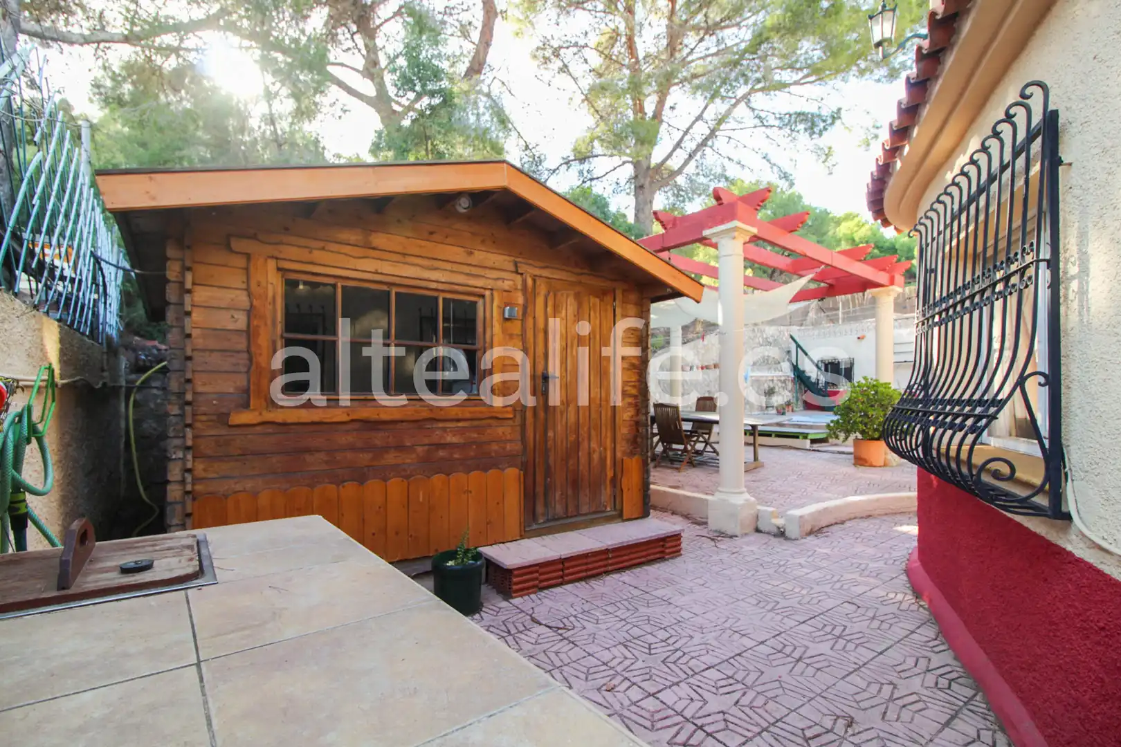 Jardín de Casa adosada en venta en Altea con Aire acondicionado, Terraza y Piscina