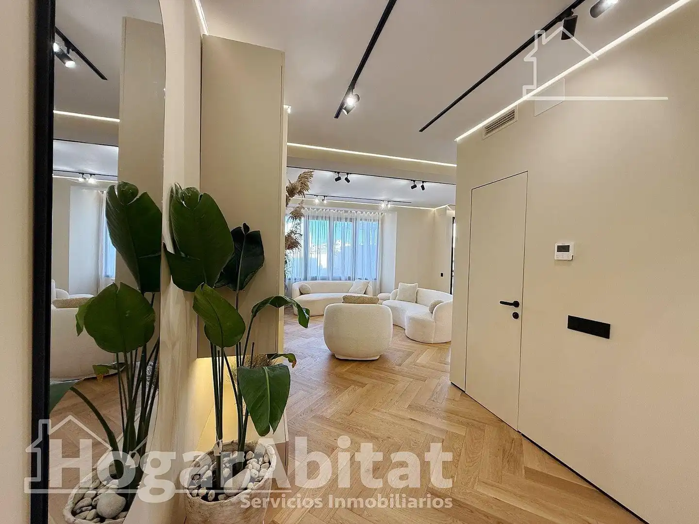 Sala d'estar de Pis en venda en Alicante / Alacant amb Aire condicionat, Parquet i Terrassa
