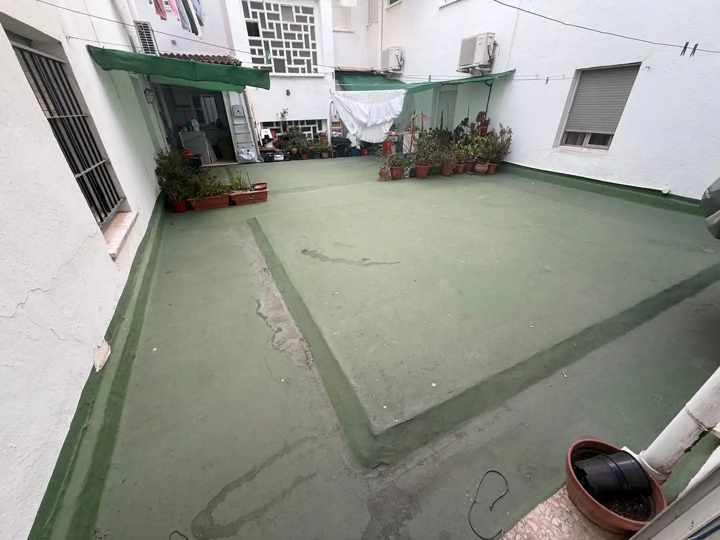 Terraza de Piso de alquiler en Huelva con Aire acondicionado, Amueblado y Lavadora