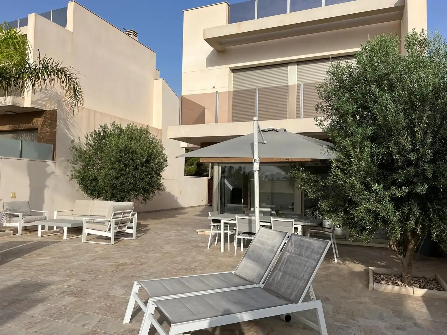 Terraza de Casa o chalet de alquiler en San Miguel de Salinas con Aire acondicionado, Calefacción y Jardín privado