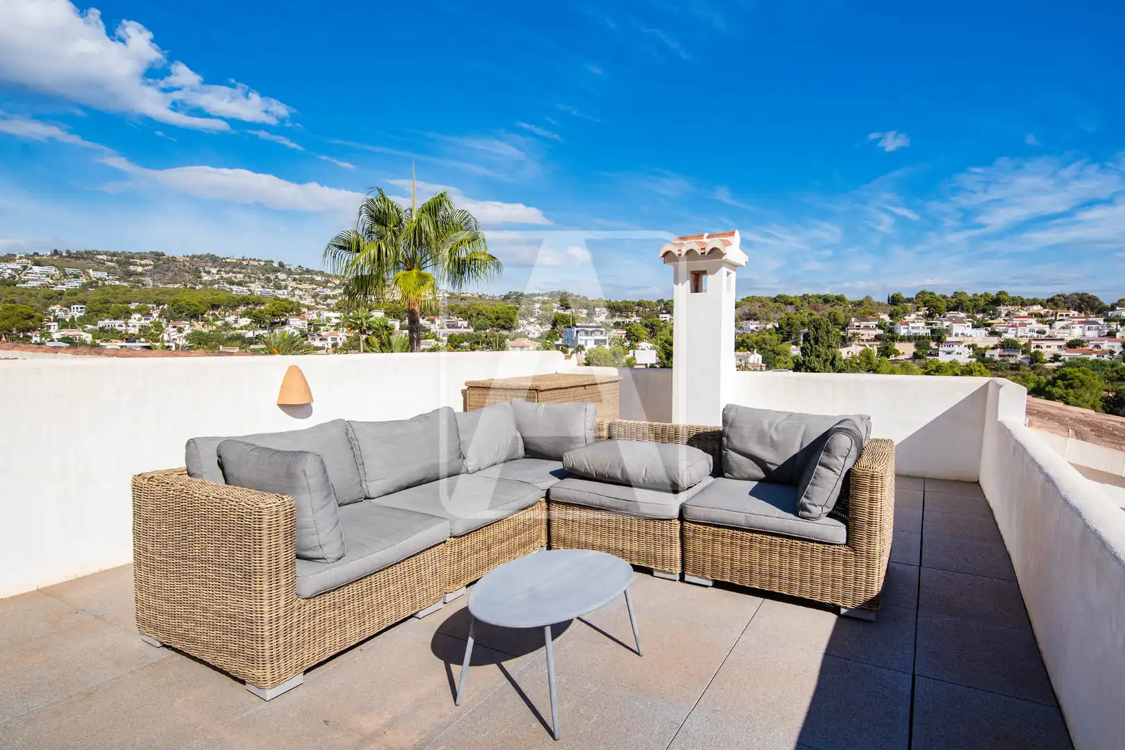 Terraza de Casa o chalet en venta en Benissa con Aire acondicionado, Calefacción y Jardín privado