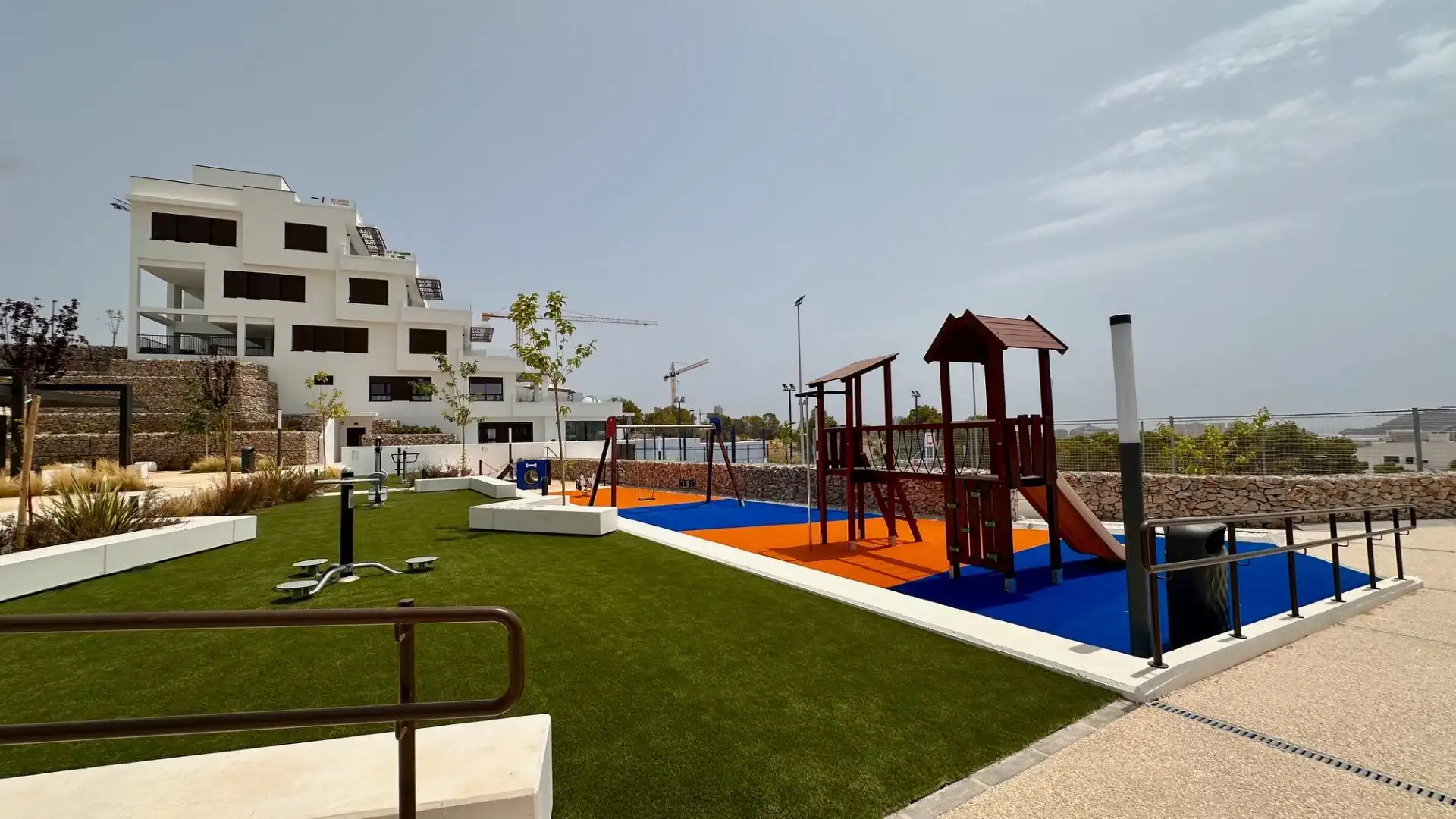Terrace of Apartments for rent in Finestrat  with Air Conditioner, Heating and Private garden
