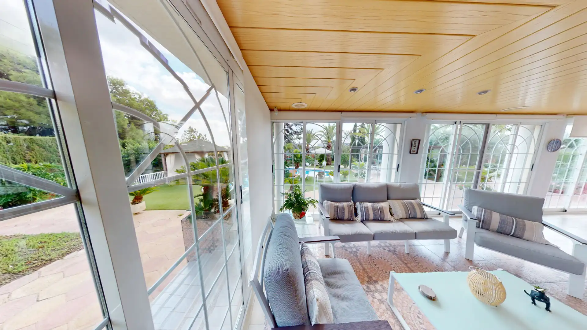 Terrassa de Casa o xalet en venda en Elche / Elx amb Aire condicionat, Calefacció i Jardí privat