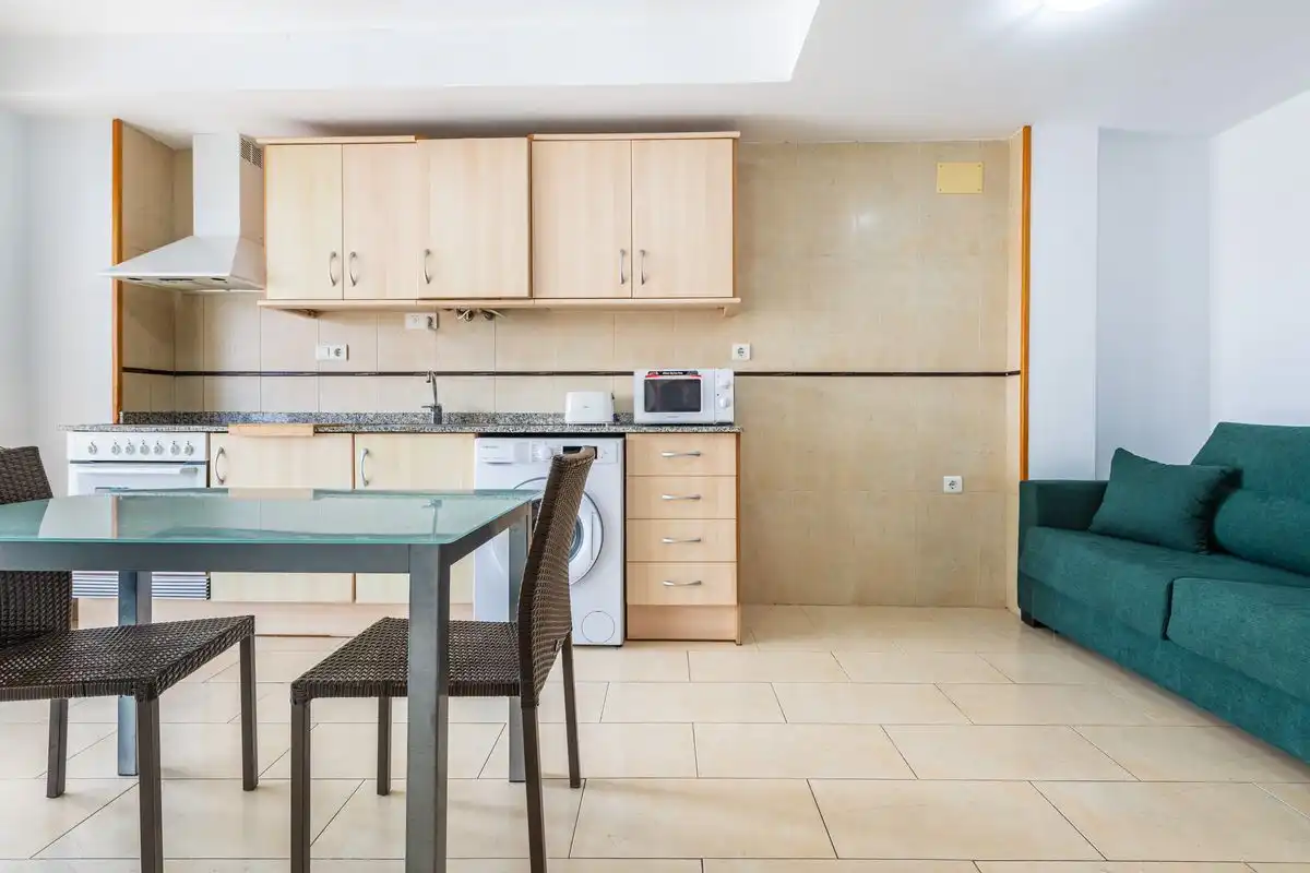 Kitchen of Flat for sale in Moncofa  with Heating, Terrace and Furnished