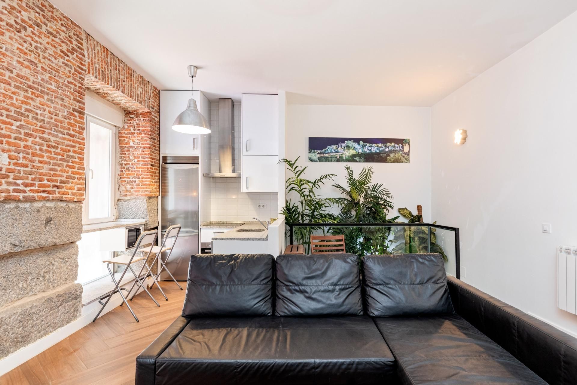 Living room of Flat for sale in  Madrid Capital  with Heating