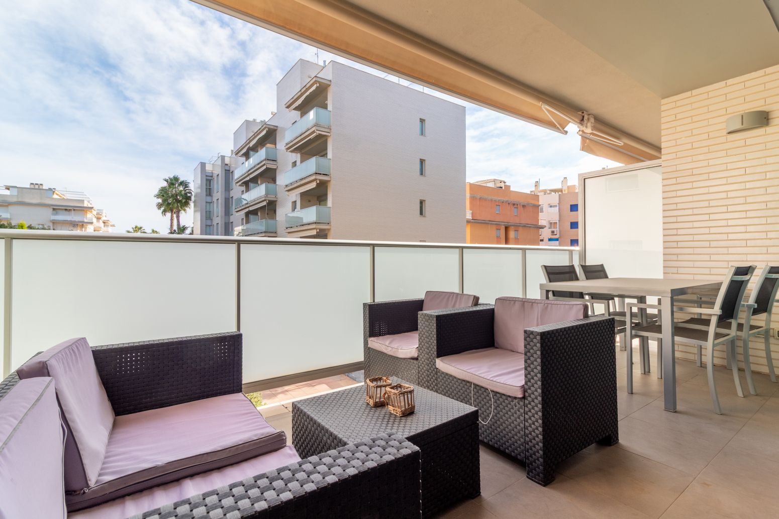 Terrace of Flat for sale in Canet d'En Berenguer  with Air Conditioner, Heating and Private garden