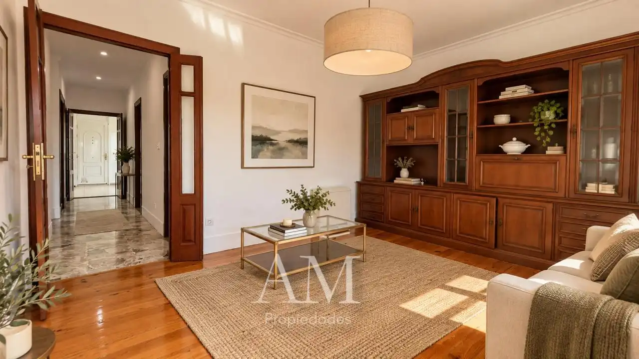 Sala de estar de Casa o chalet en venta en Vigo  con Calefacción, Jardín privado y Terraza