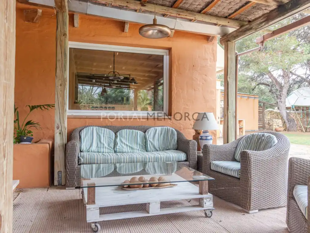 Terraza de Finca rústica en venta en Maó - Mahón con Aire acondicionado, Jardín privado y Terraza