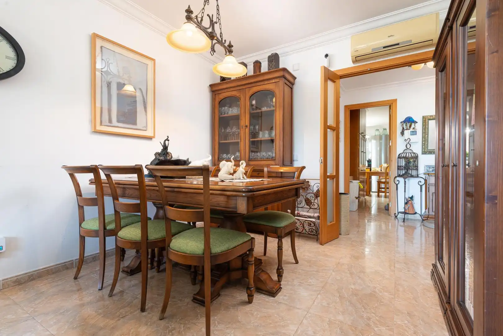 Esszimmer von Wohnungen zum Verkauf in Alcúdia mit Klimaanlage, Heizung und Terrasse