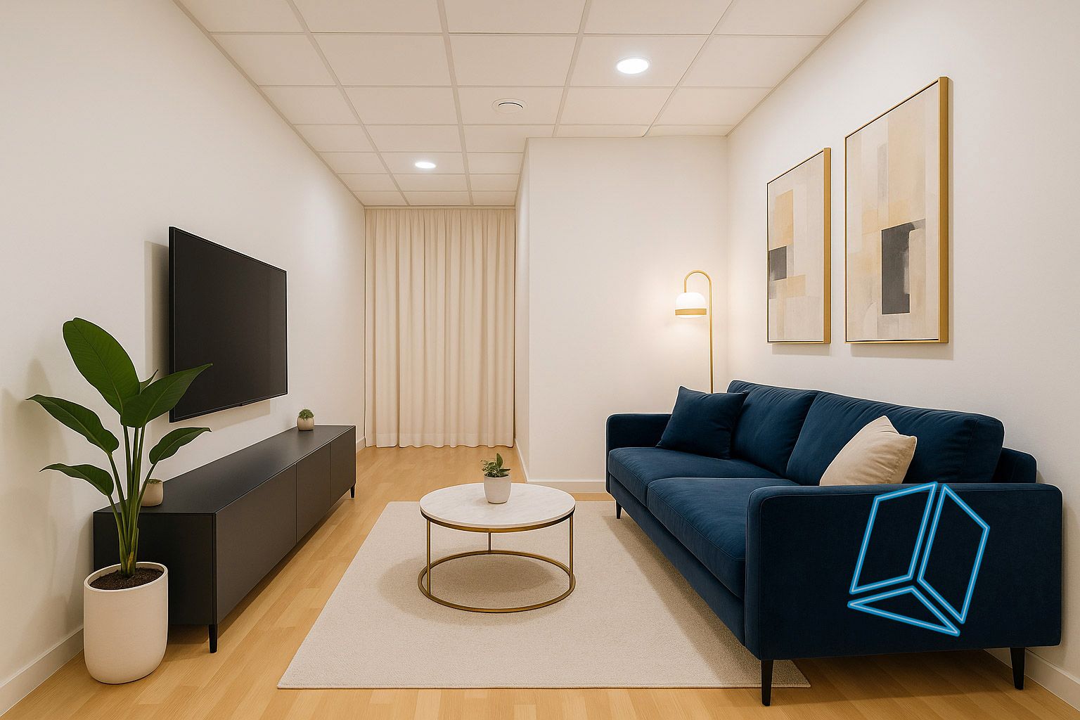 Sala d'estar de Planta baixa en venda en L'Hospitalet de Llobregat