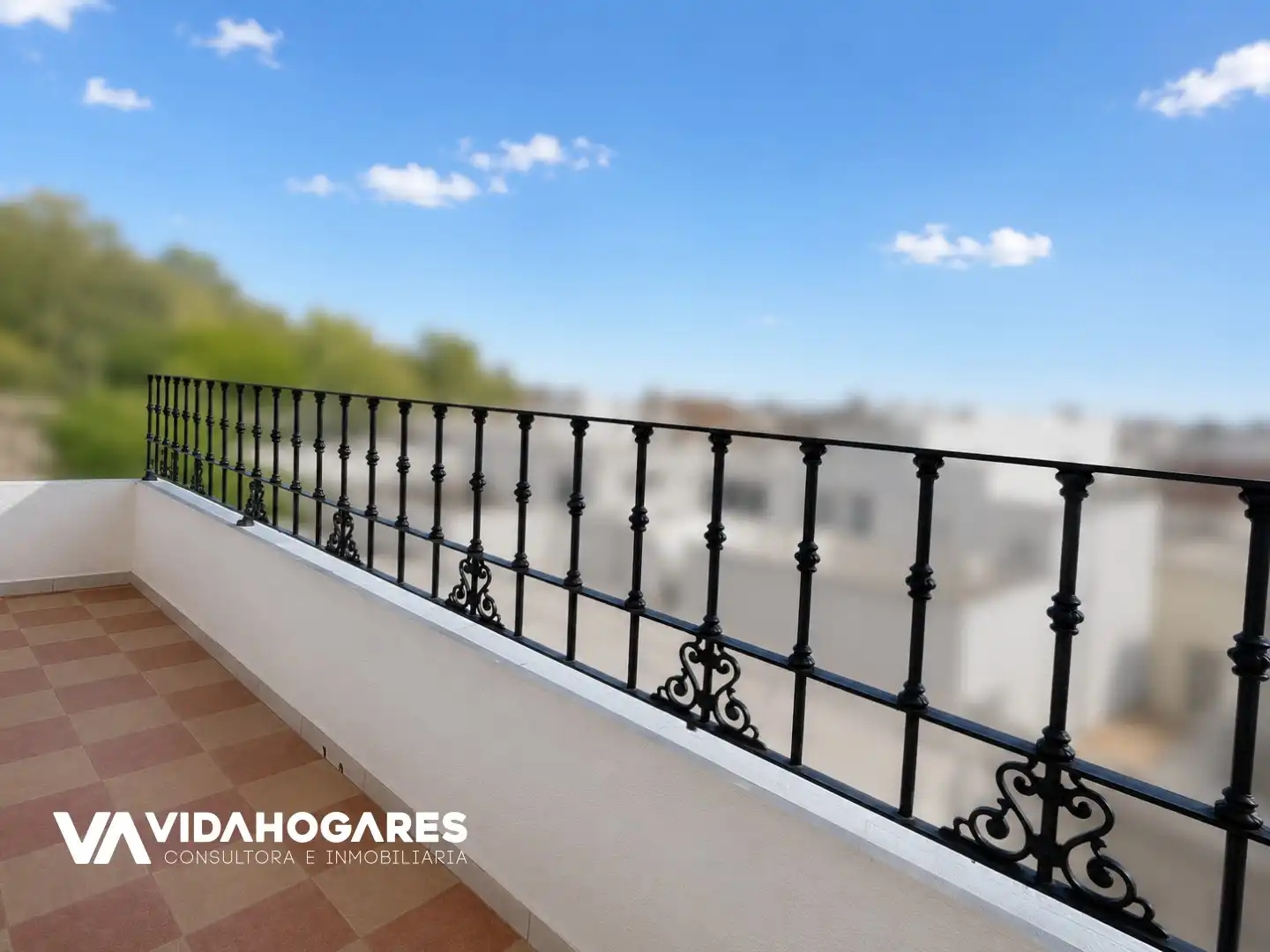 Balcony of Flat for sale in Rota