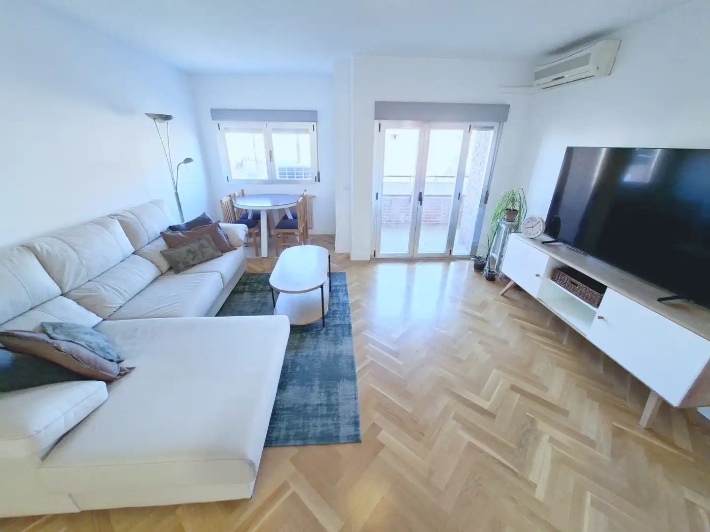Sala de estar de Piso en venta en Leganés con Aire acondicionado, Calefacción y Parquet