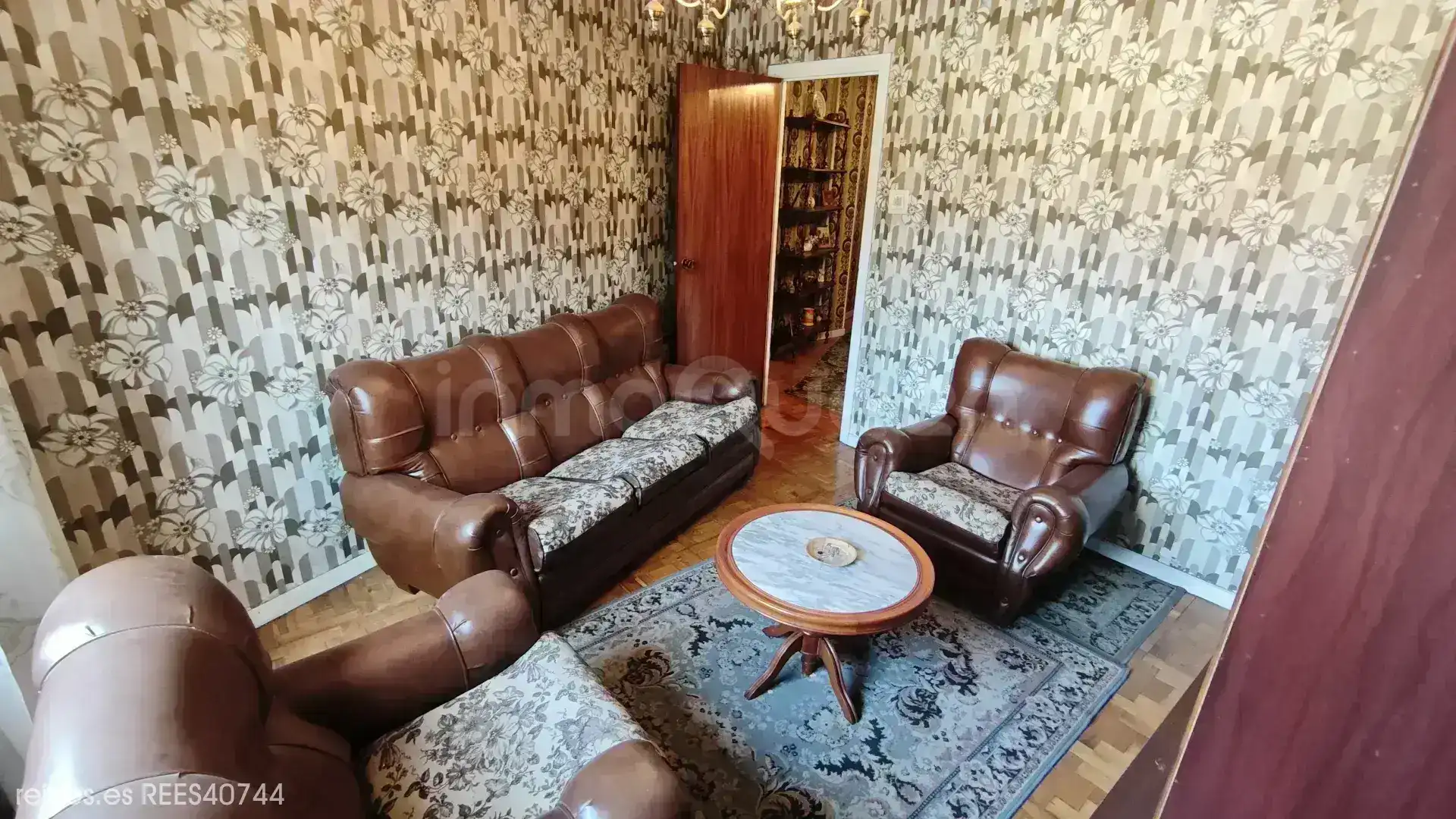 Sala de estar de Piso en venta en Torrelavega  con Calefacción, Terraza y Amueblado