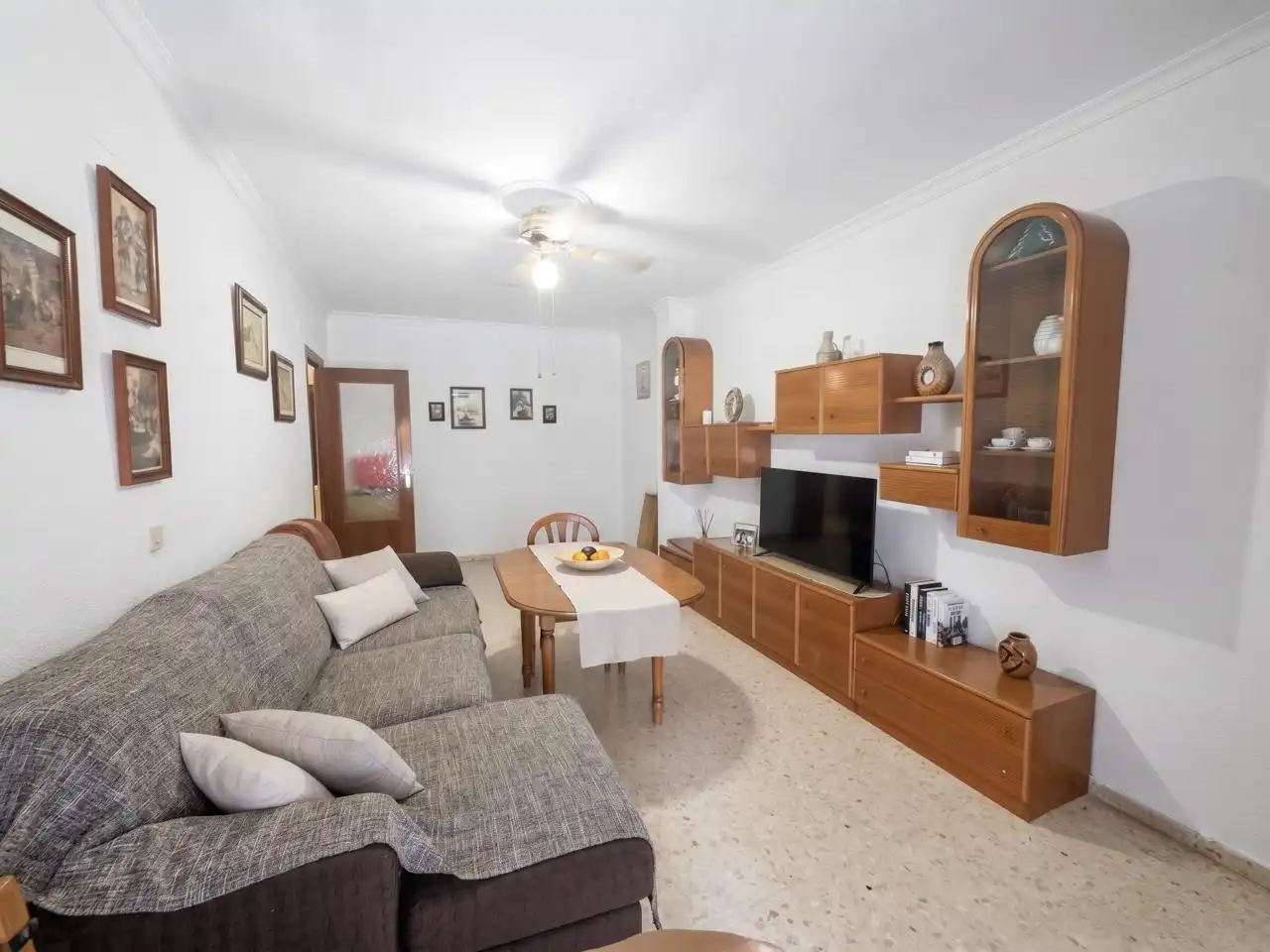 Sala d'estar de Apartament en venda en La Carlota amb Aire condicionat, Terrassa i Traster