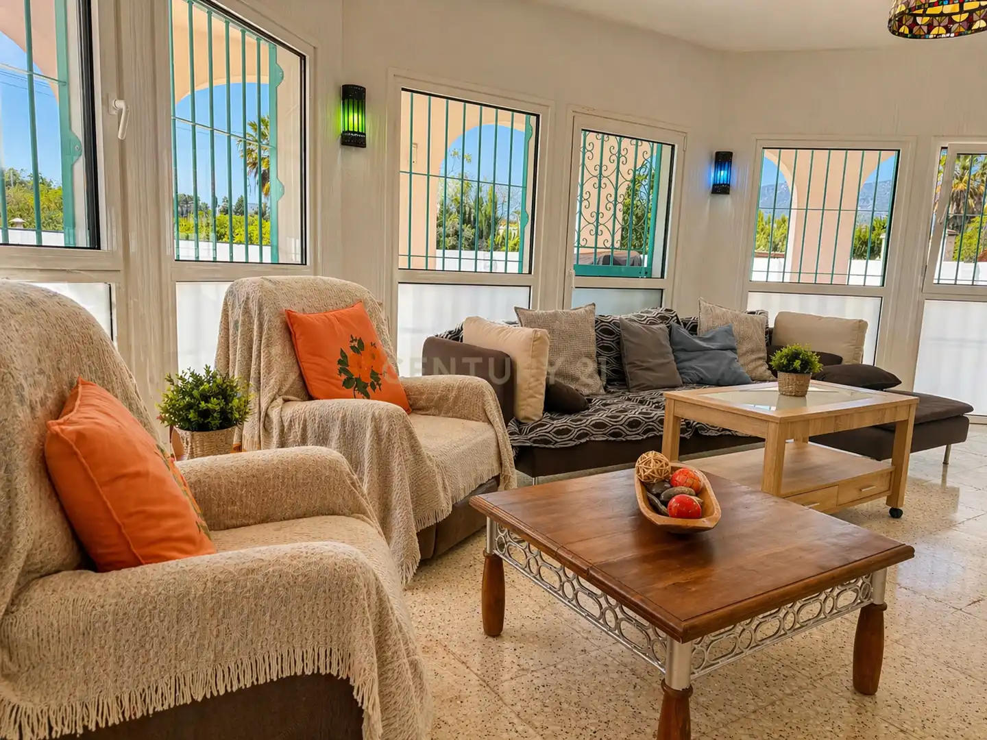 Sala de estar de Casa o chalet en venta en Málaga con Aire acondicionado y Piscina