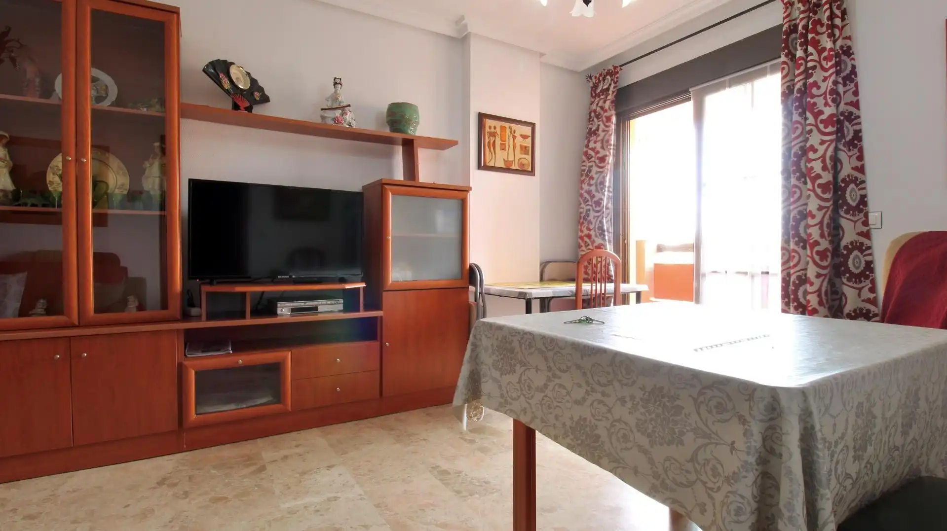 Sala de estar de Piso en venta en Roquetas de Mar con Aire acondicionado, Calefacción y Terraza