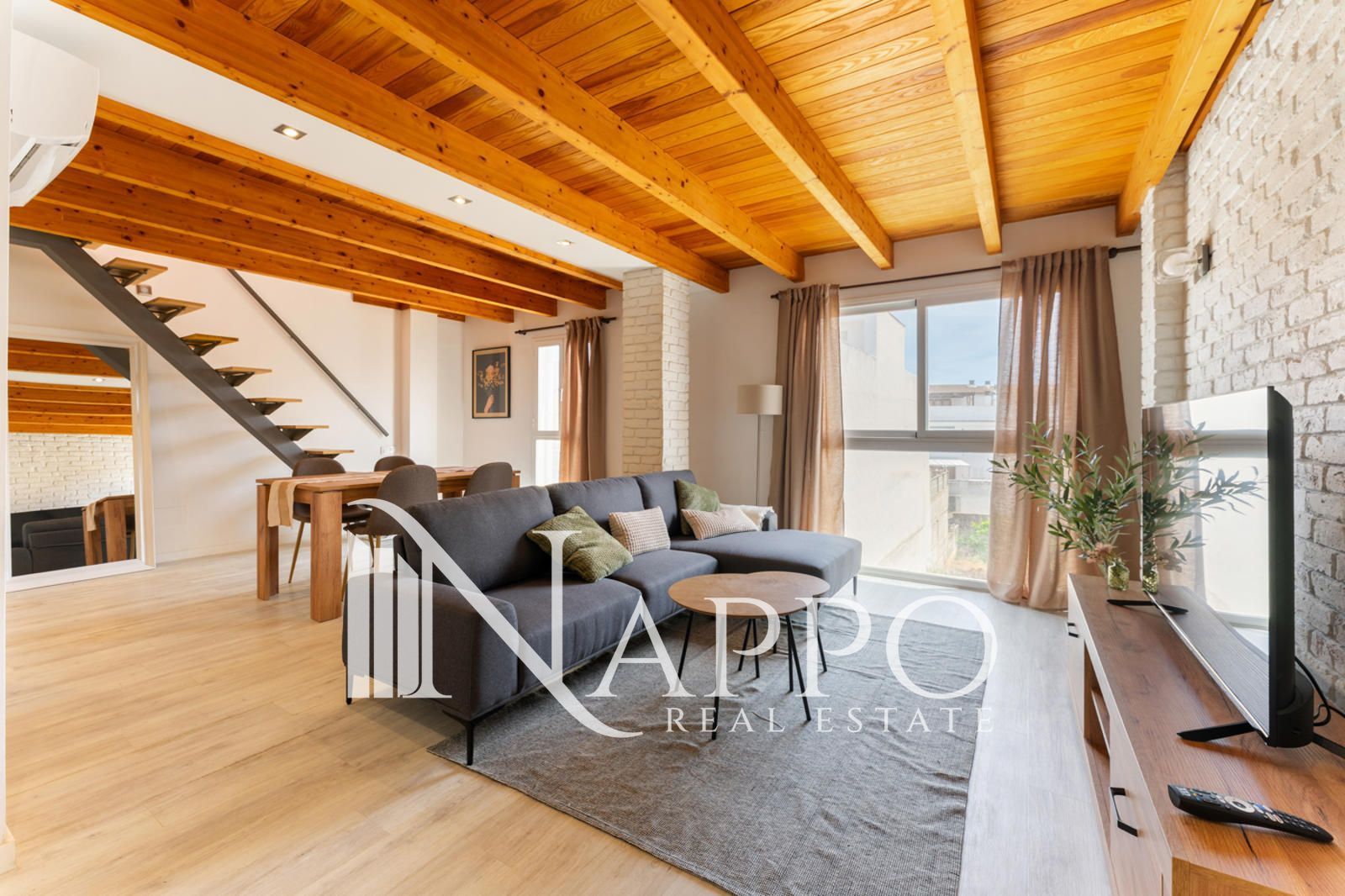 Sala de estar de Piso de alquiler en Inca con Aire acondicionado, Calefacción y Terraza