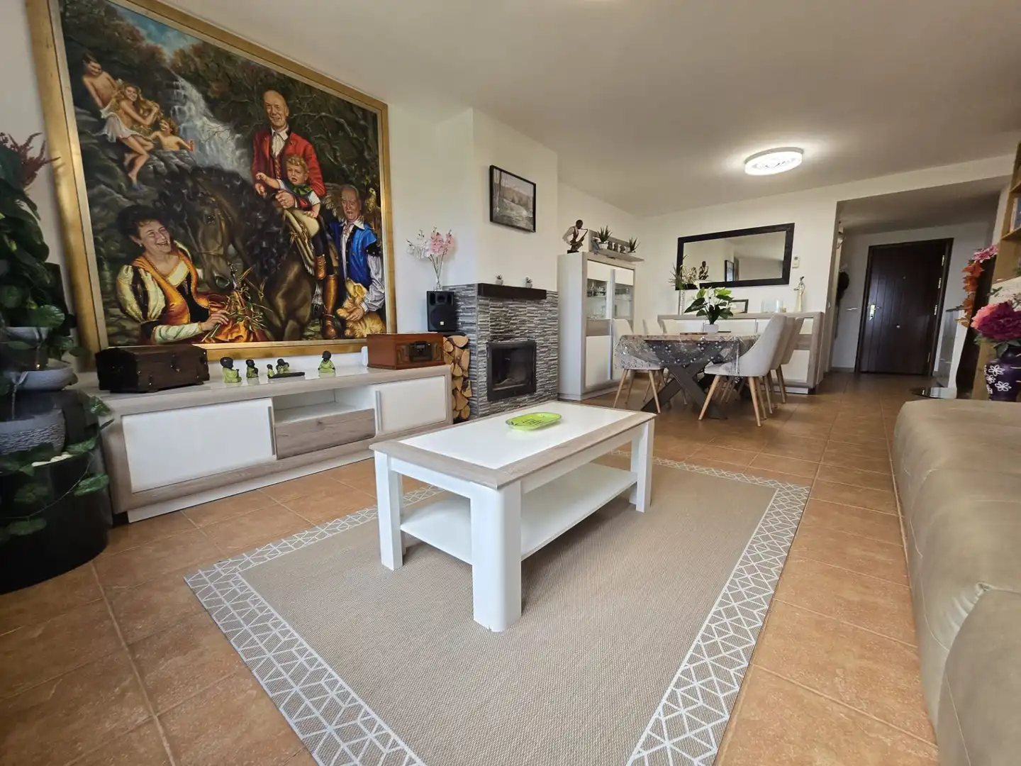 Sala d'estar de Apartament en venda en Sojuela amb Calefacció, Jardí privat i Terrassa