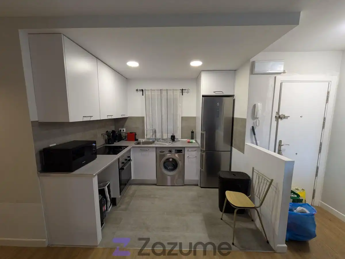 Kitchen of Flat for rent in Leganés  with Heating, Terrace and Furnished