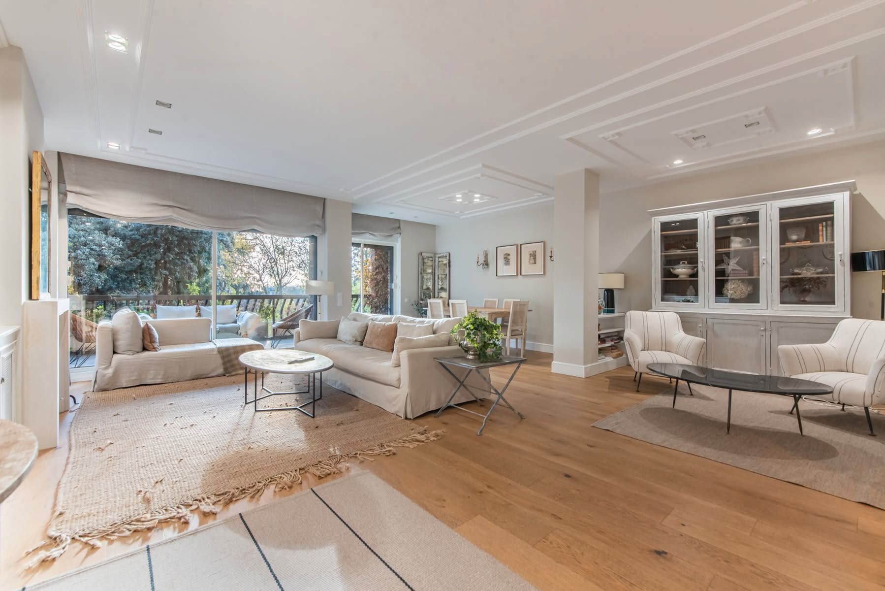 Sala de estar de Piso en venta en  Madrid Capital con Aire acondicionado, Calefacción y Terraza