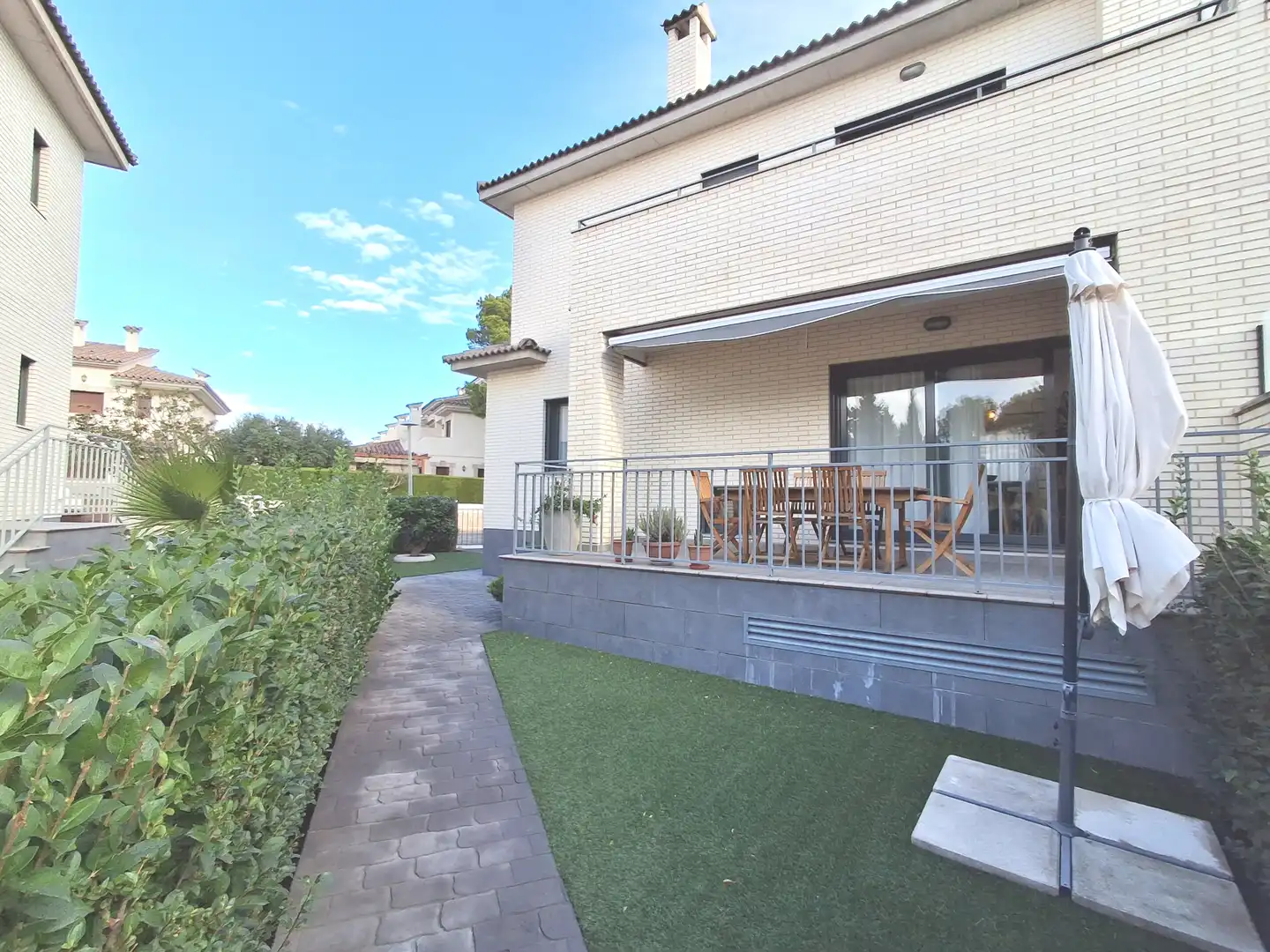 Terrace of Detached homes for sale in Mont-roig del Camp  with Air Conditioner, Private garden and Terrace