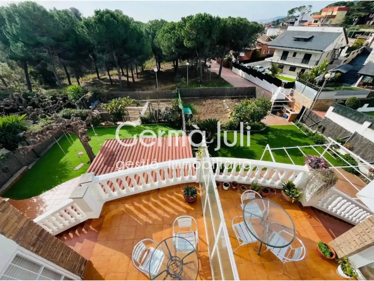 Garden of Houses for sale in Badalona  with Heating, Private garden and Terrace
