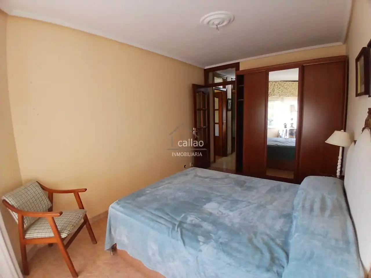 Bedroom of Flat for sale in Ferrol  with Furnished
